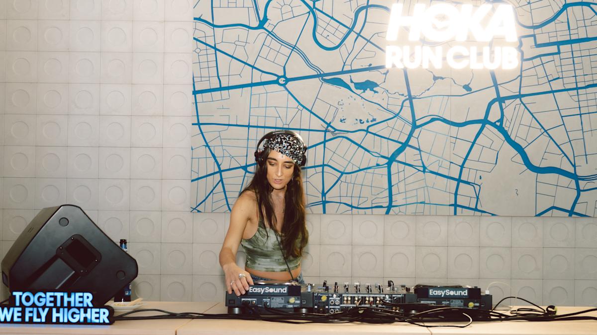 Refuge Worldwide x HOKA Berlin marathon radio pop-up