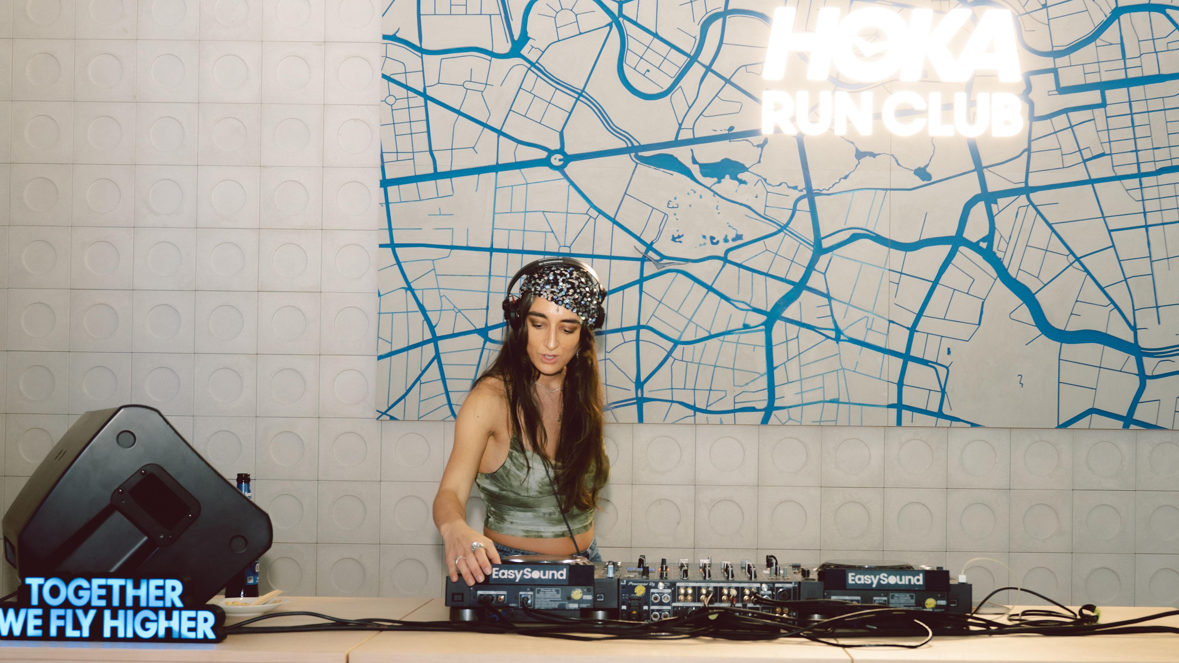 Refuge Worldwide x HOKA Berlin marathon radio pop-up