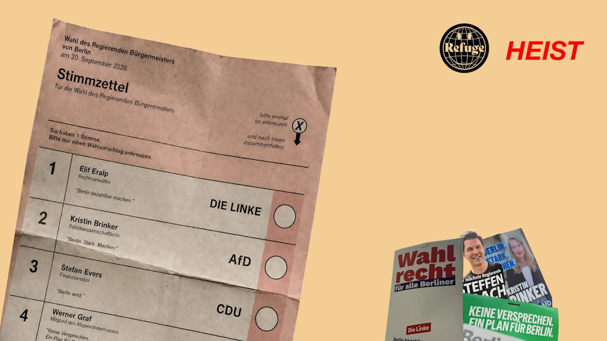 HEIST x Refuge: A guide to Berlin's 2026 Election
