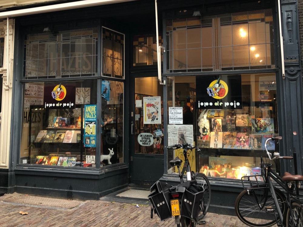 Stripwinkel Jopo de Pojo Haarlem