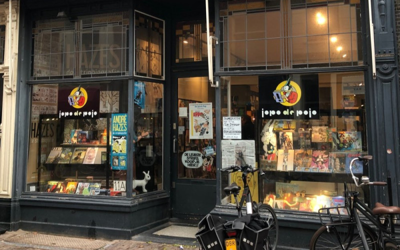 Stripwinkel Jopo de Pojo Haarlem