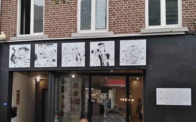 Stripwinkel en koffiebar Wokka Mokka Bilzen