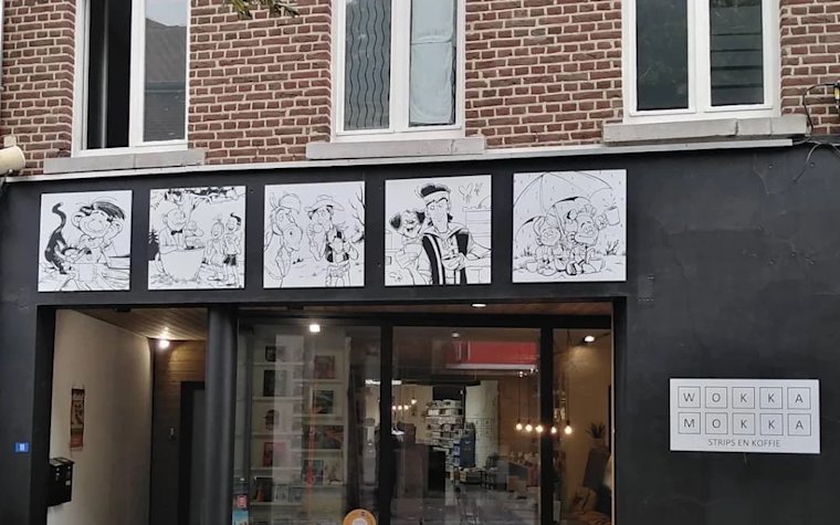 Stripwinkel en koffiebar Wokka Mokka Bilzen