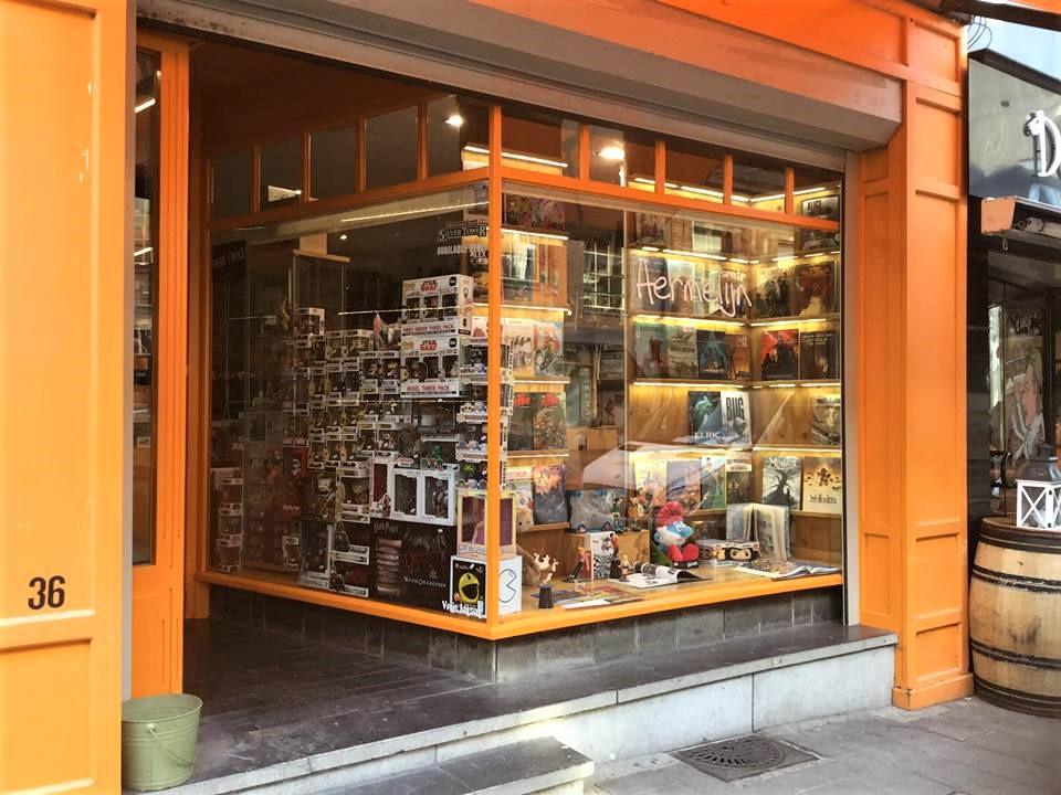 Stripwinkel Hermelijn Aalst