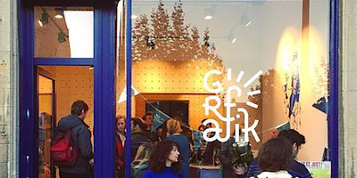 Stripwinkel Grafik Schaarbaak / Brussel