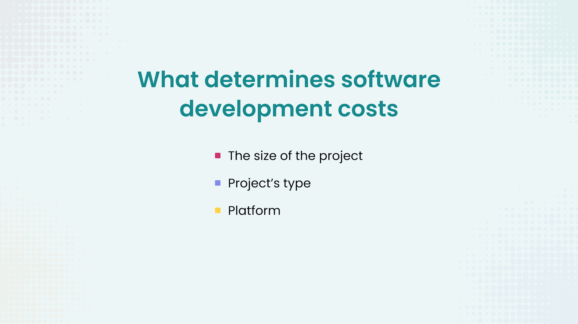 Software Development Pricing Models | Yellow