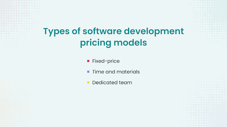 Software Development Pricing Models | Yellow