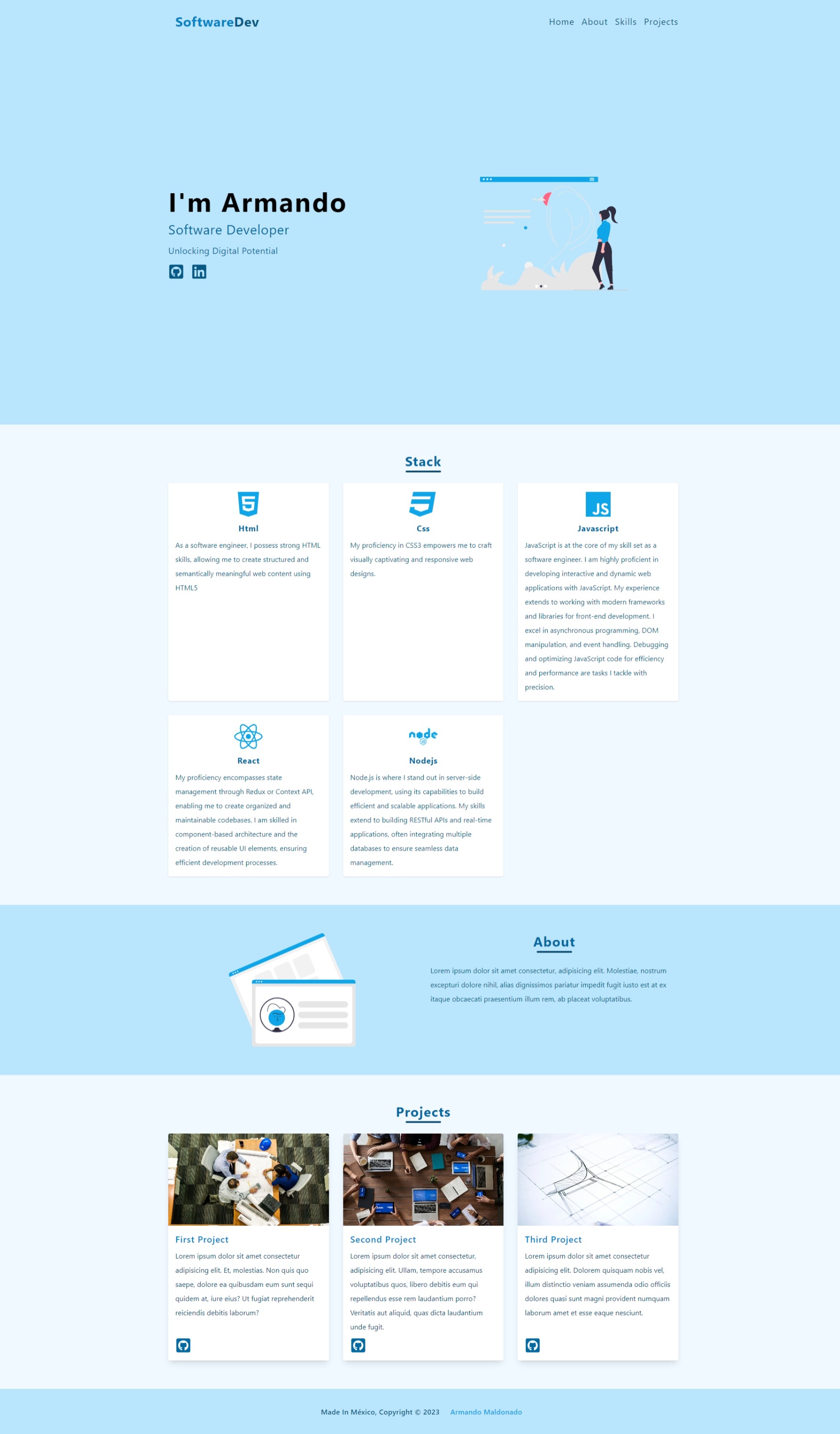 tailwind portfolio