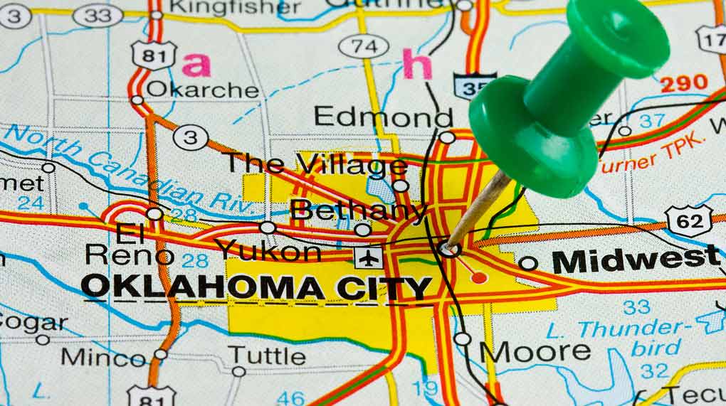 Oklahoma City Map New Overlay