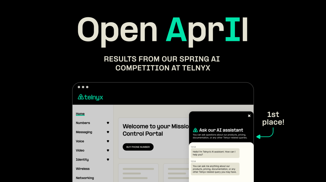 Screenshot of Open AprIl 1st place chatbot 