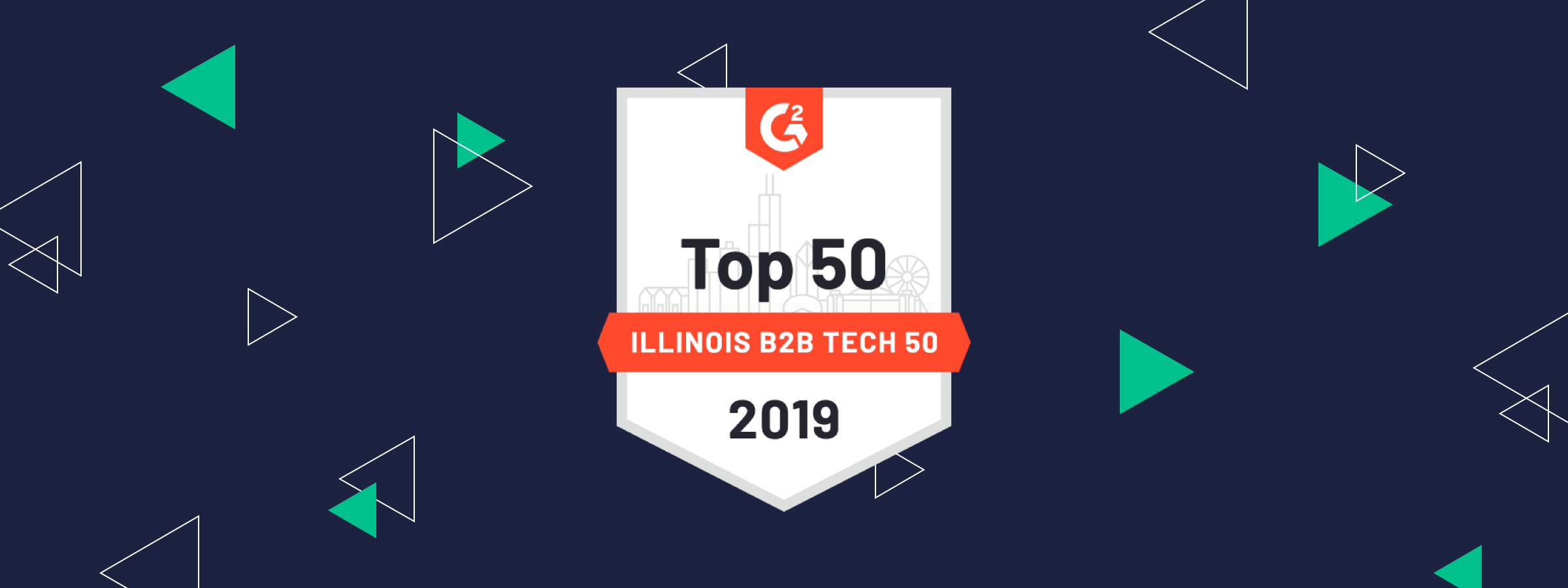 G2 Crowd Top 50 Illinois B2b Tech 50