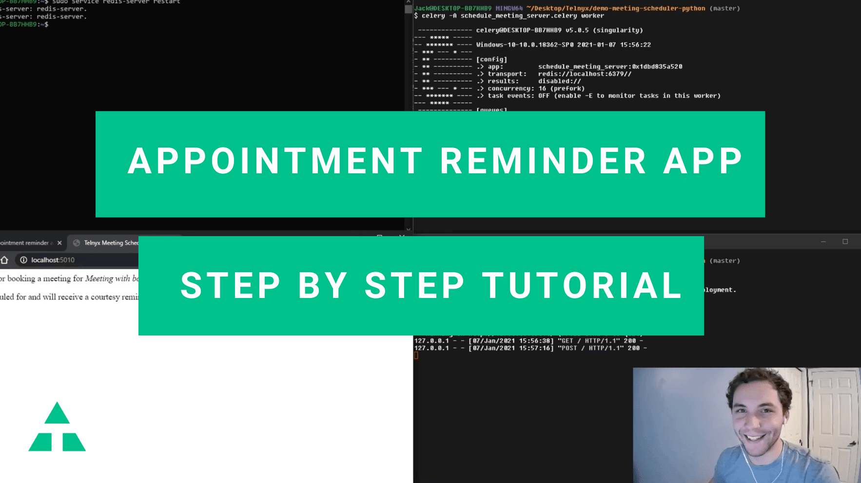 Appointment reminder application step by step tutorial