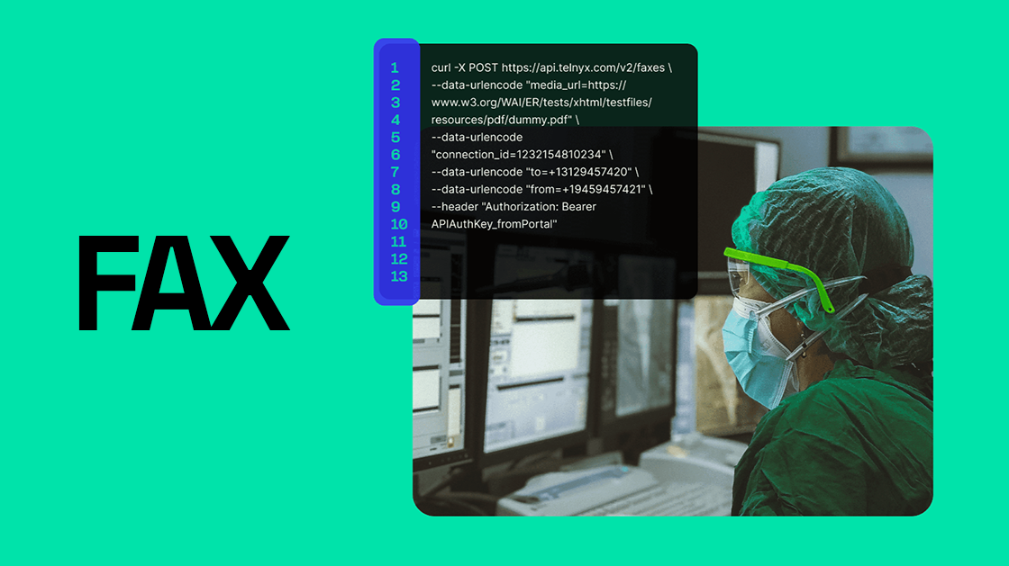 Telnyx Programmable Fax API - Feature Image