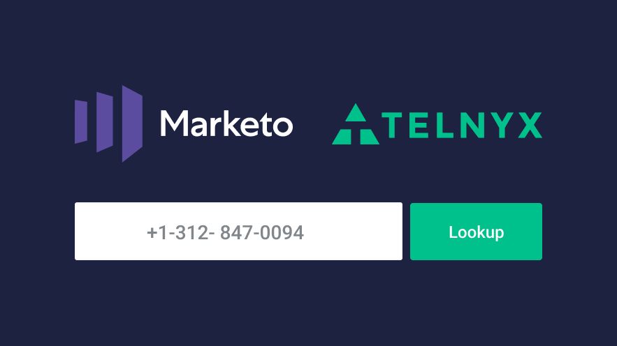 Enrich data from Marketo forms with Telnyx number lookup 