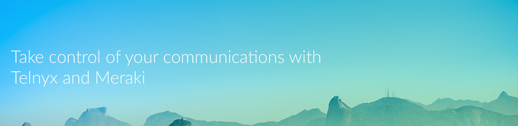 Take control of your communication banner