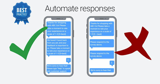 SMS survey examples - automate