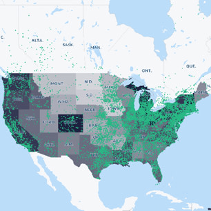 Telnyx USA coverage