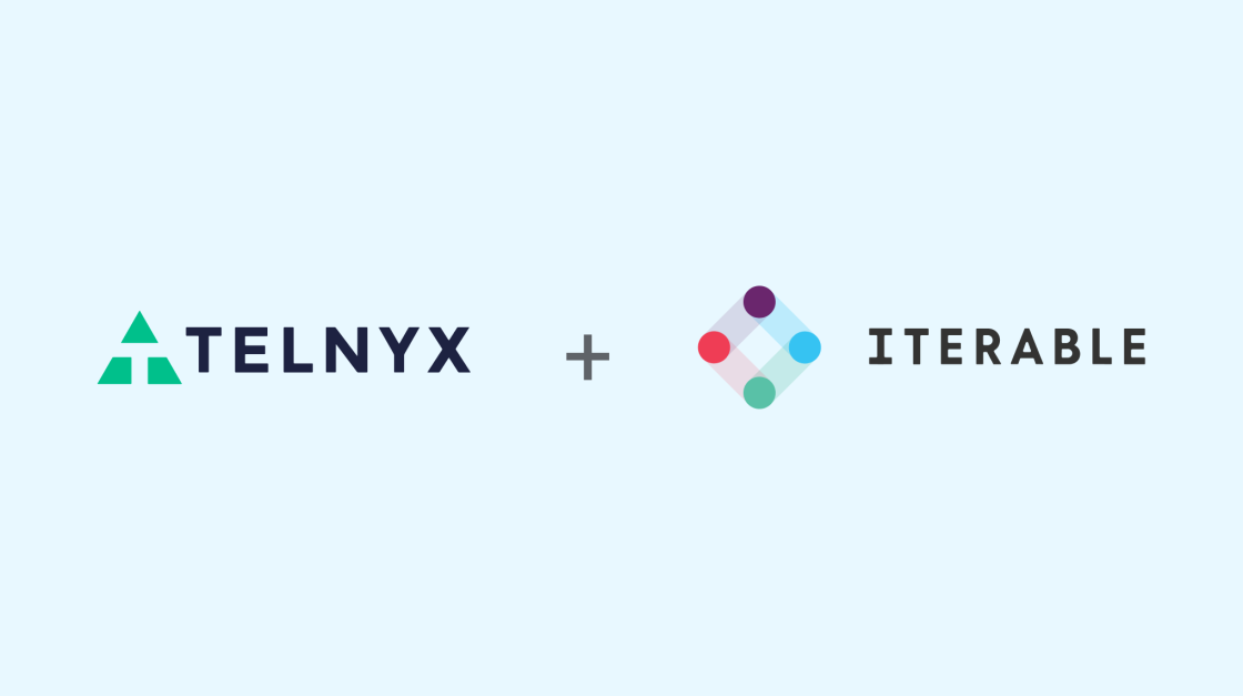 Telnyx and Iterable Logos