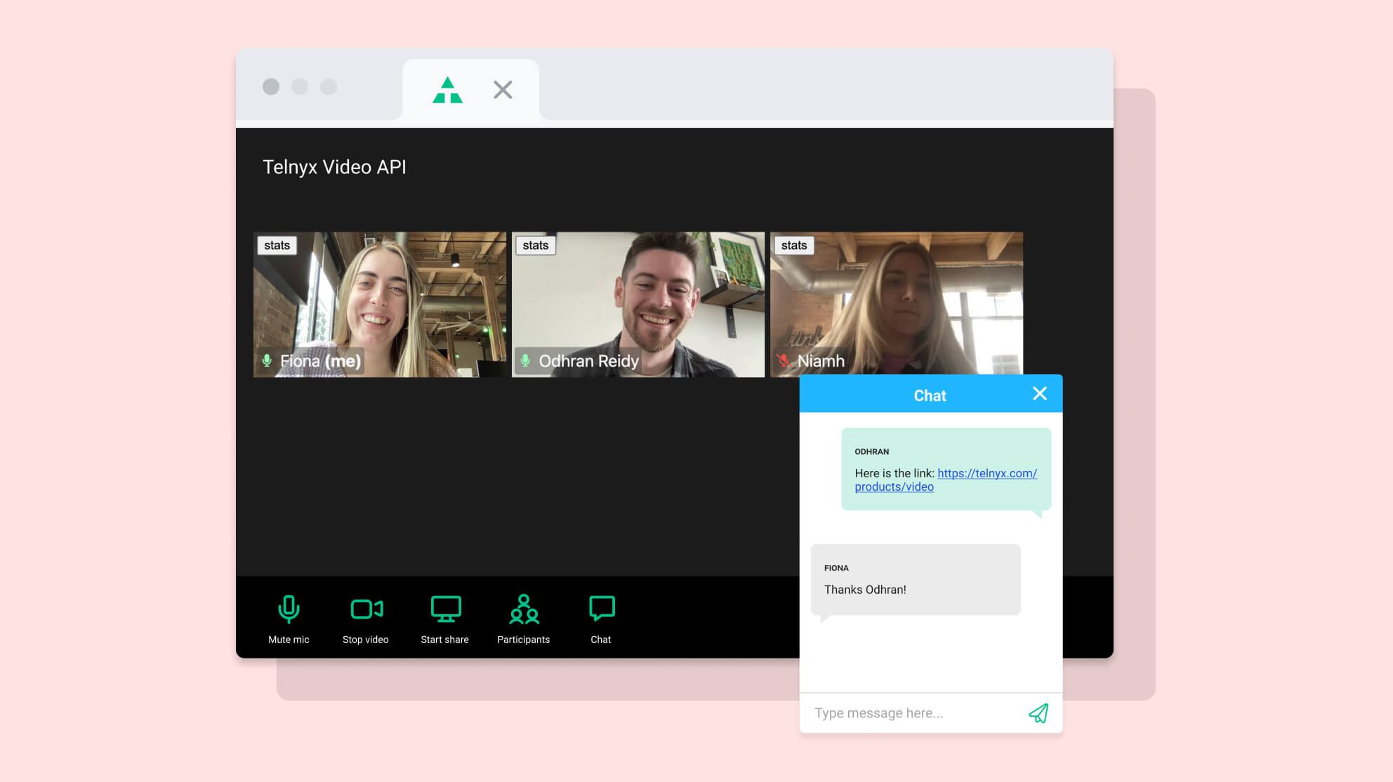 Build video conferencing into your app with Telnyx Video API