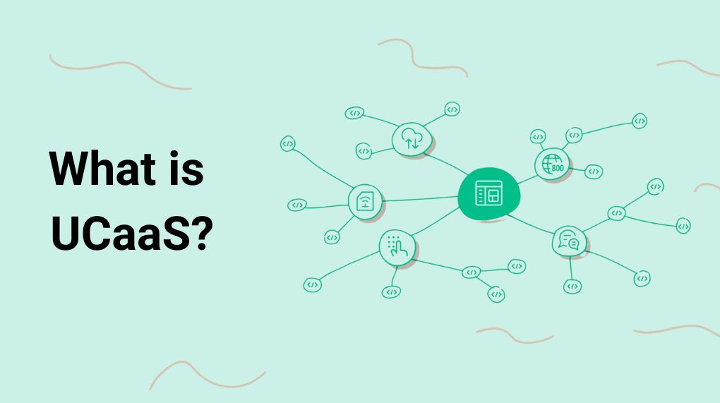 "What is UCaaS?" graphic on light green background
