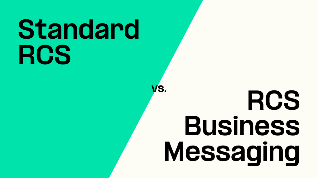 RCS Standard vs Business Messaging