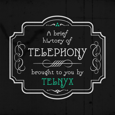 History of telephony banner graphic