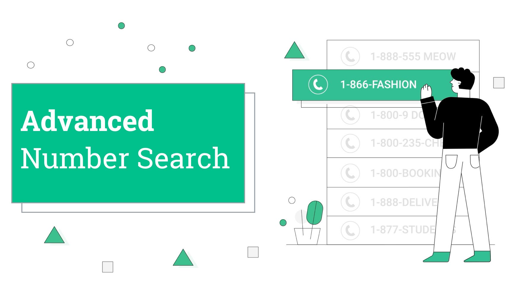 Advanced Number Searching with Telnyx - Feature