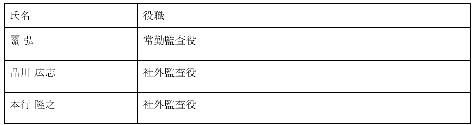 監査役