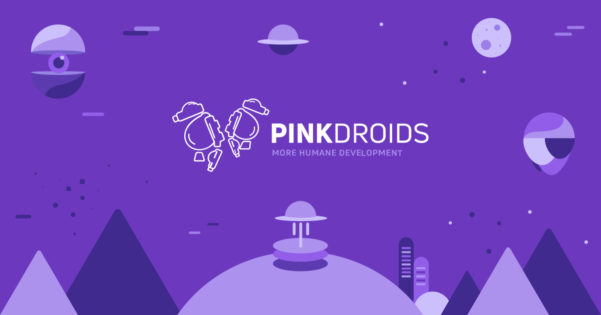 PINKDROIDS - Custom logo