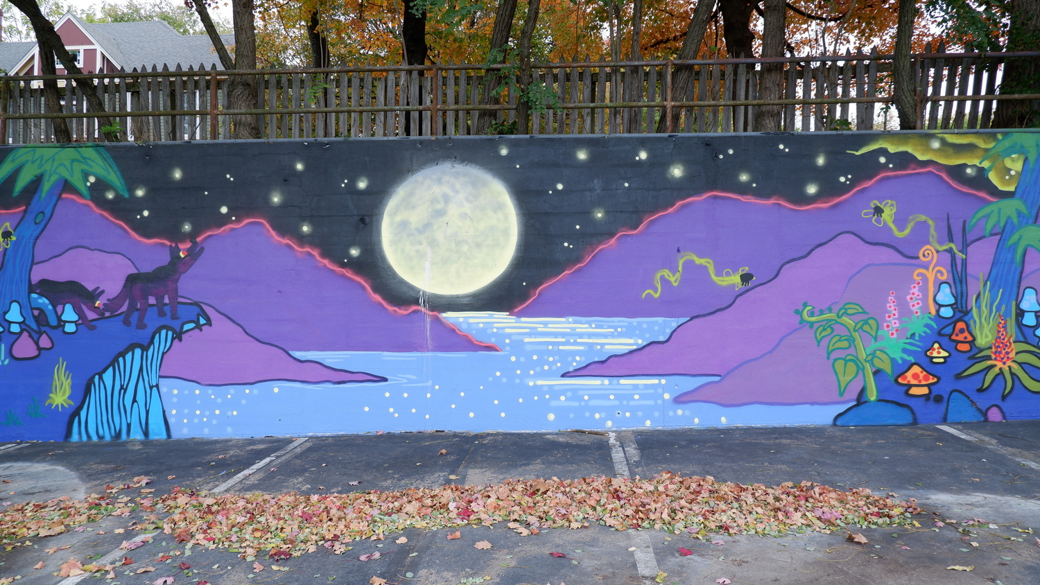 image of Starlight Skatium Mural