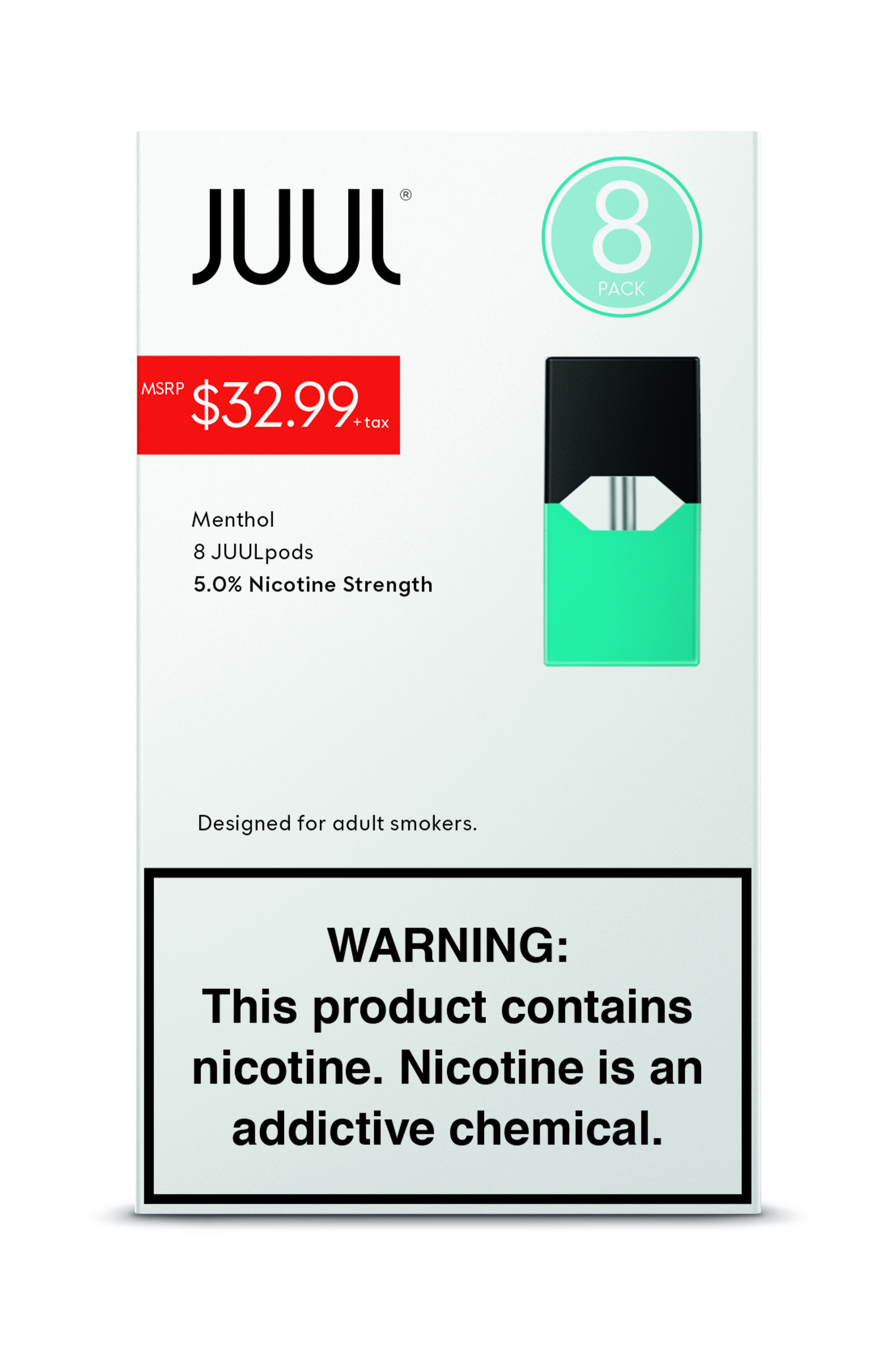 elf bar vape uk JUUL Authentic Pods 4 pack- Display of 8 main image 1