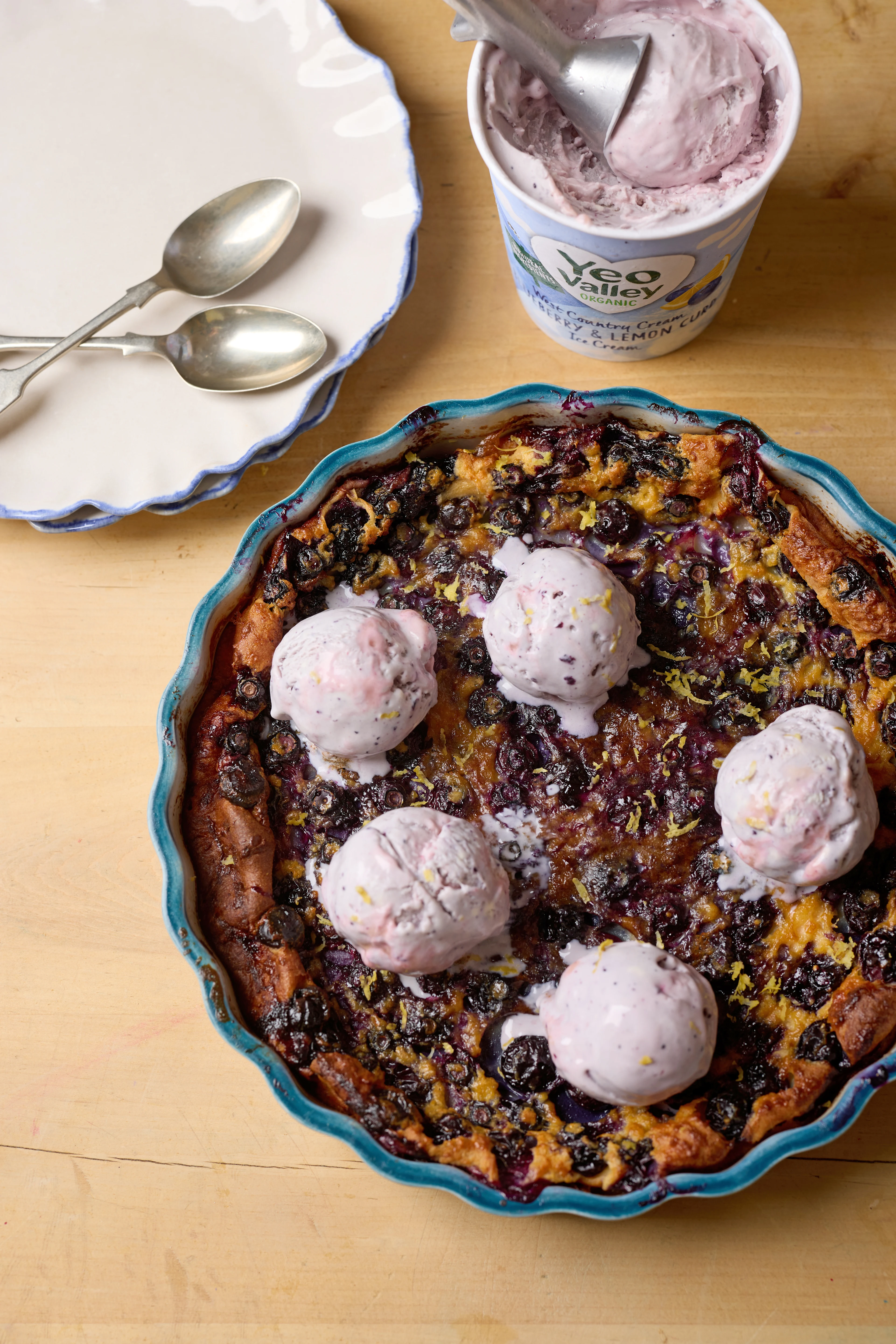 Blueberry Clafoutis 