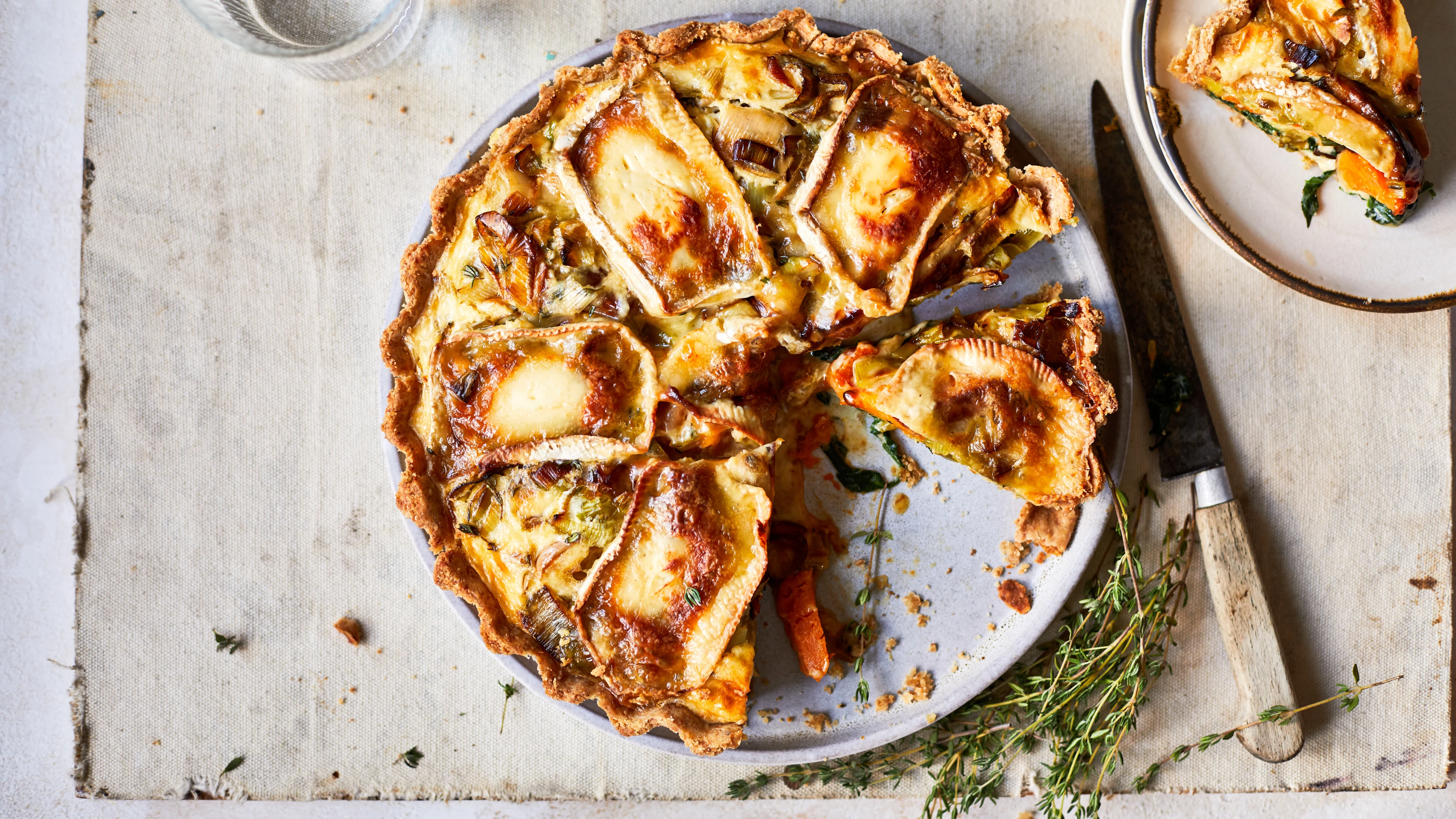 Recipe - Butternut Squash, Leek & Taleggio Homity Pie