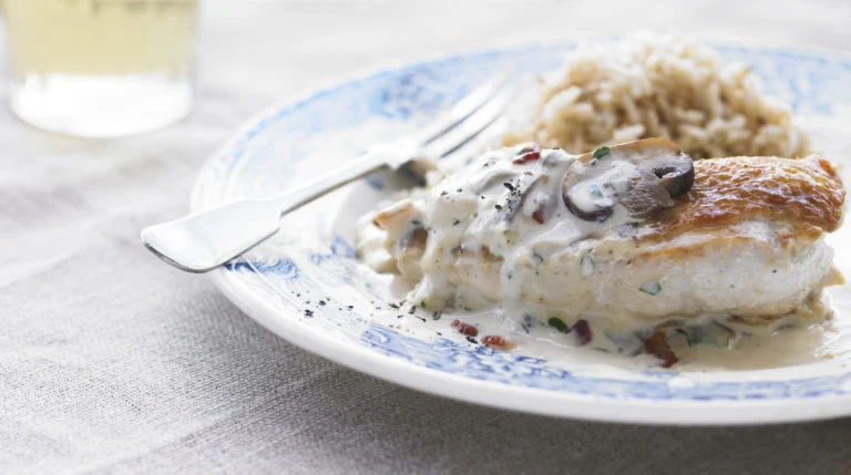 Recipe - Creamy Bacon & Mushroom Chicken