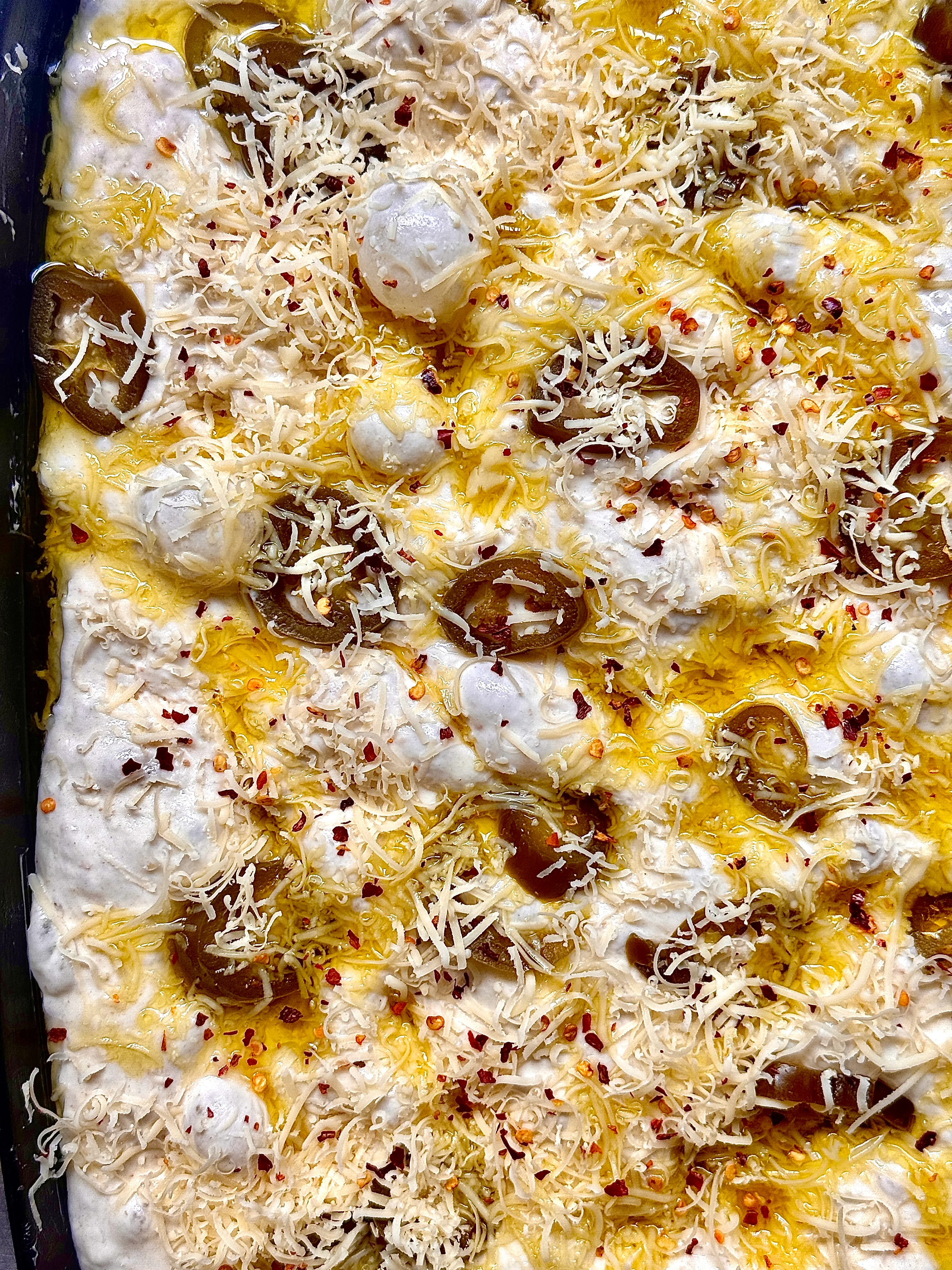 Cheddar and Jalapeño Focaccia
