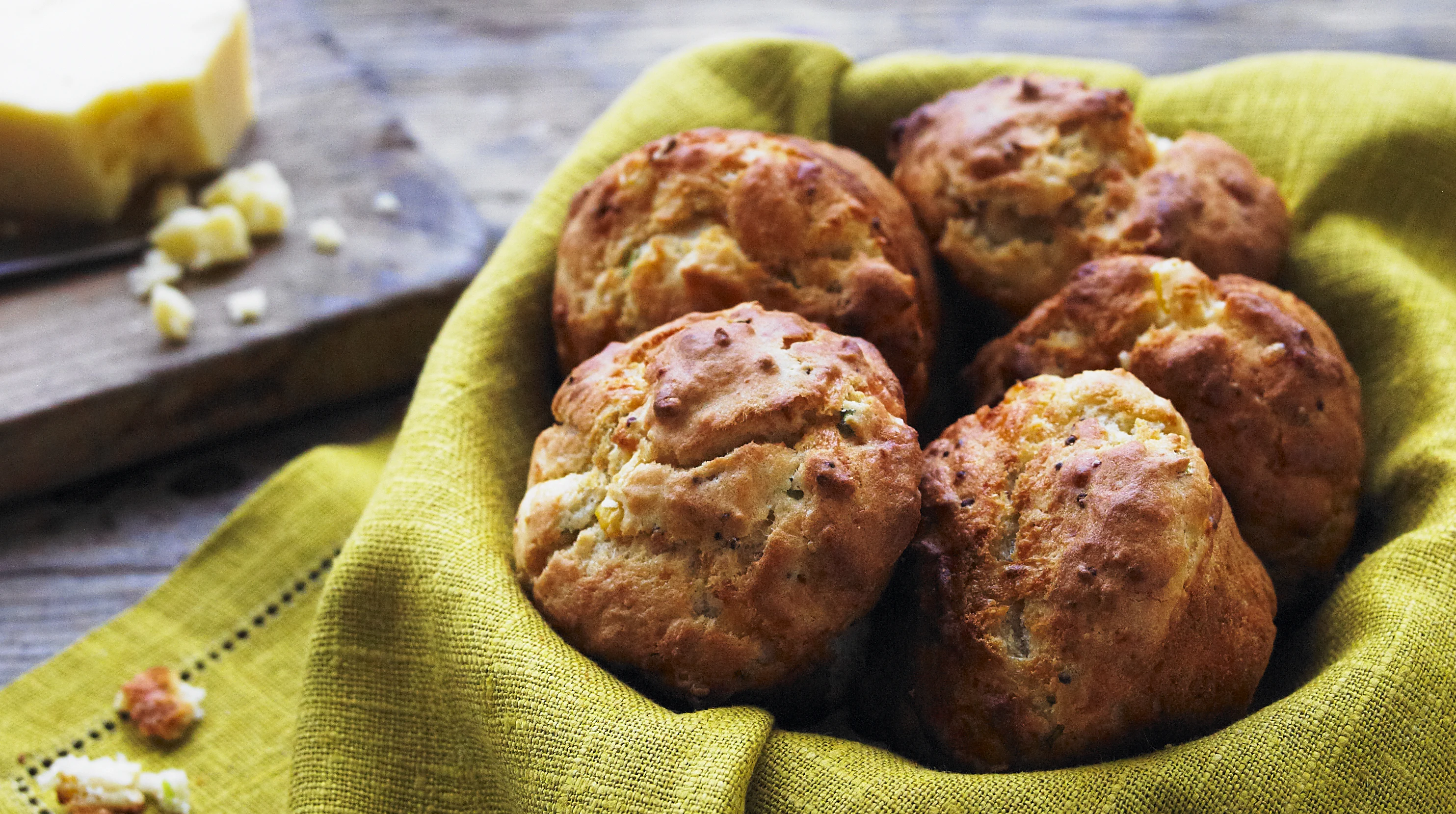 Cheddar & Corn Muffins