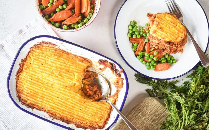 Recipe - Lentil & Lamb Shepherd’s Pie with Swede Mash