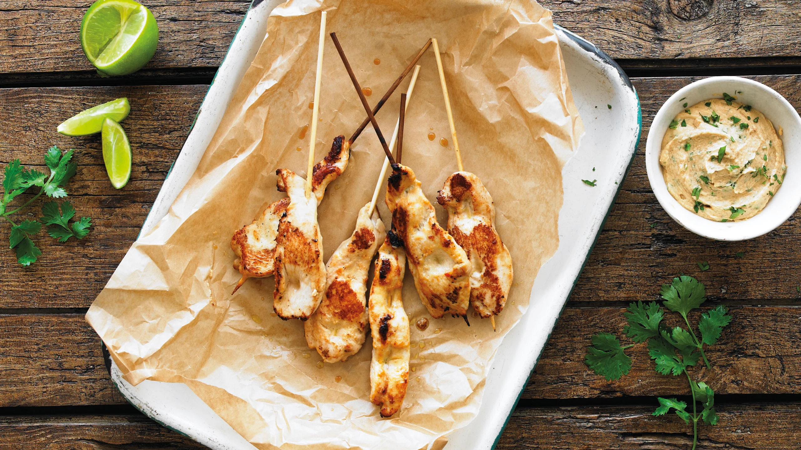 Recipe - Chicken Tandoori Skewers and Raita