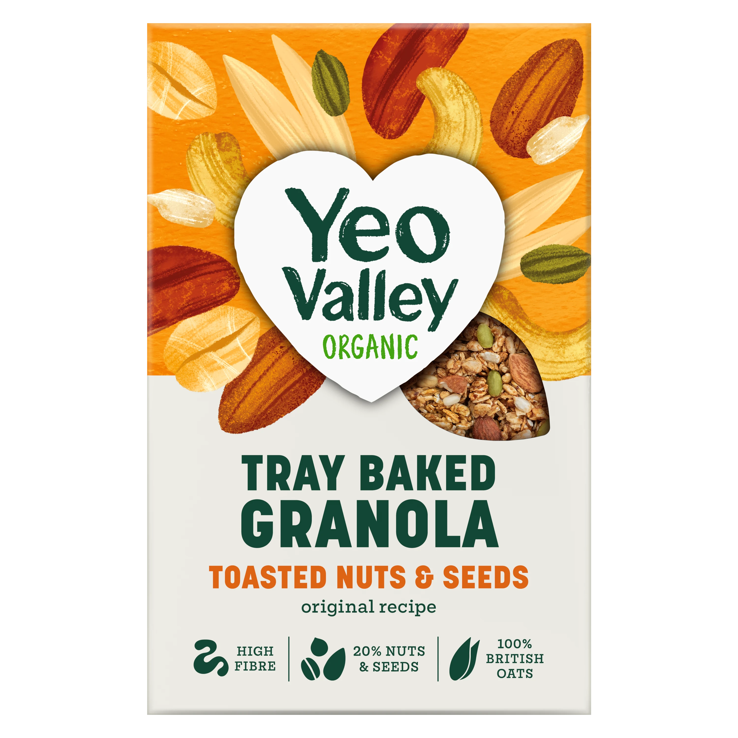Toasted Nuts & Seeds Tray Baked Granola  in 360g size