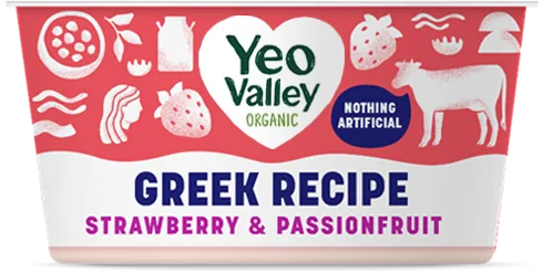 Greek Recipe Strawberry & Passionfruit in 150g size