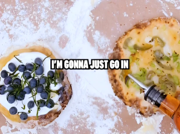 Recipe - Lemon and Blueberry and Chilli Cheese Flatbreads