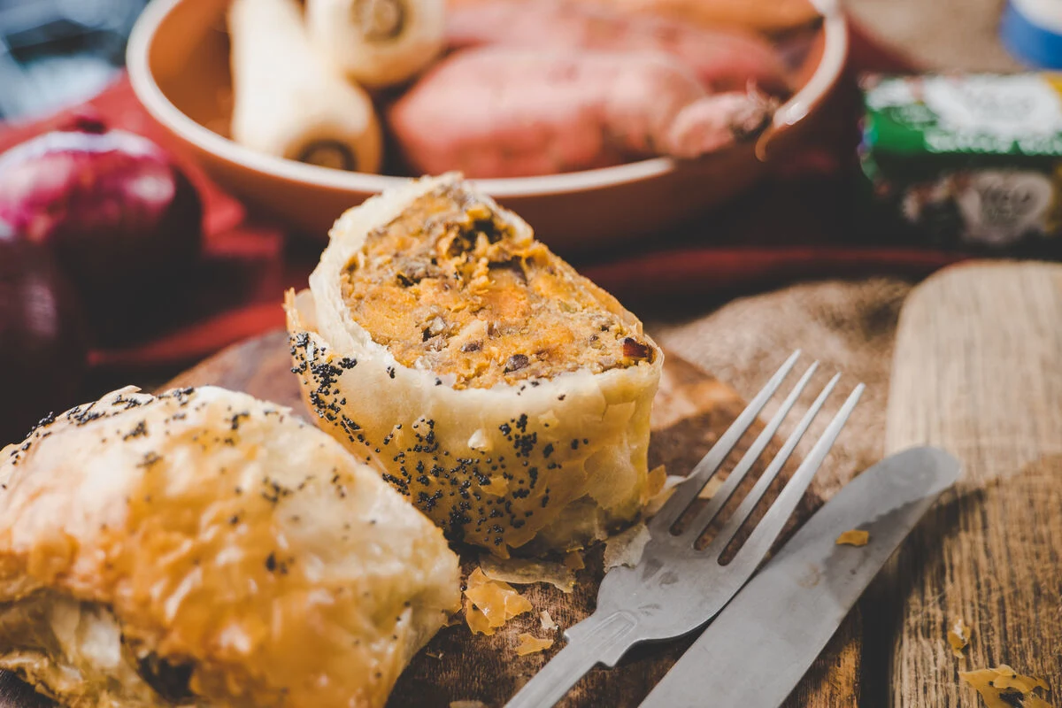 Recipe - Spiced Lentil Root Vegetable Strudel