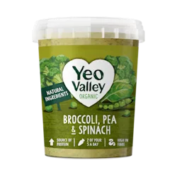 Broccoli, Pea and Spinach Soup in 400g size