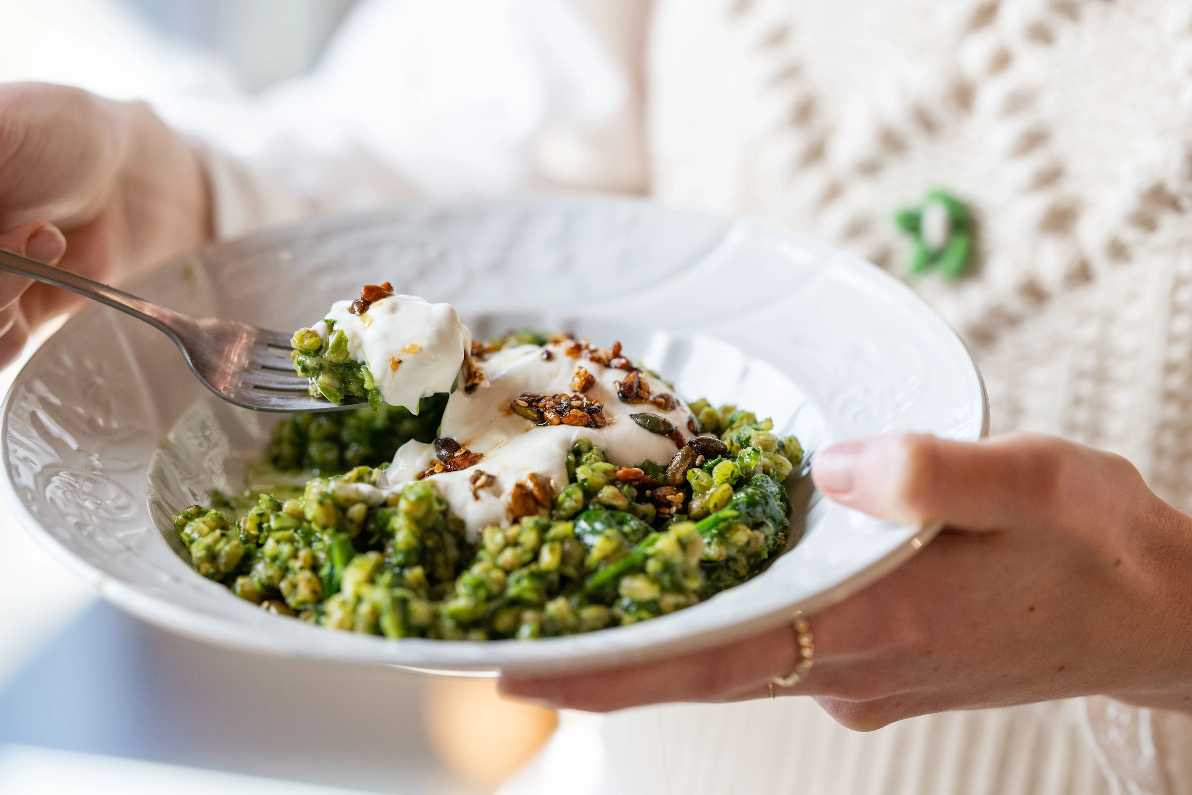 Seasonal Green Risotto