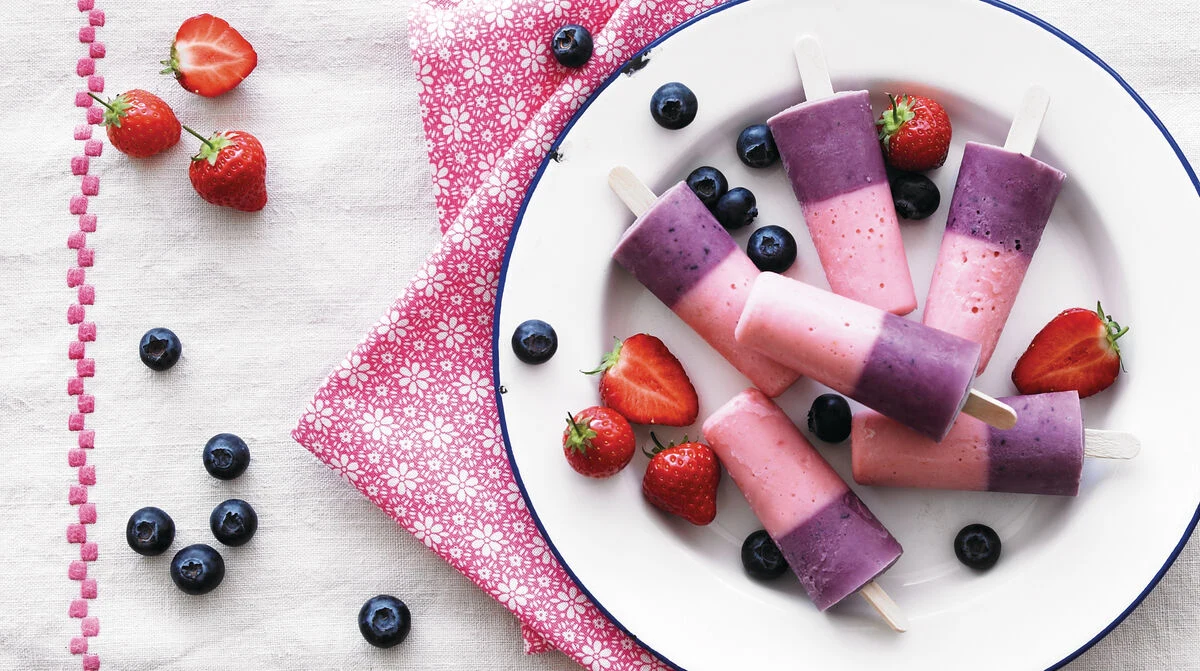 Recipe - Mixed Berry Yogurt Lollies