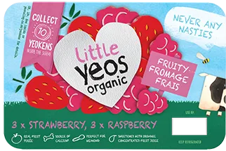 Strawberry & Raspberry Fromage Frais  in 6 x 45g size