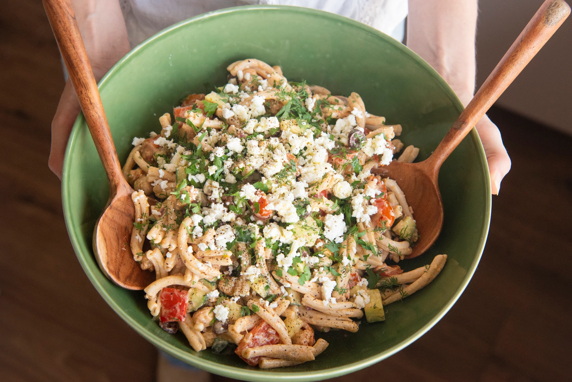Greek pasta salad