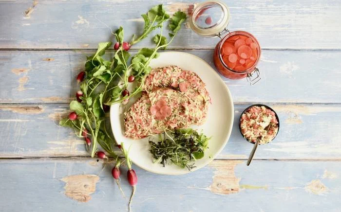 Recipe - Herby radish butter and pickled radishes