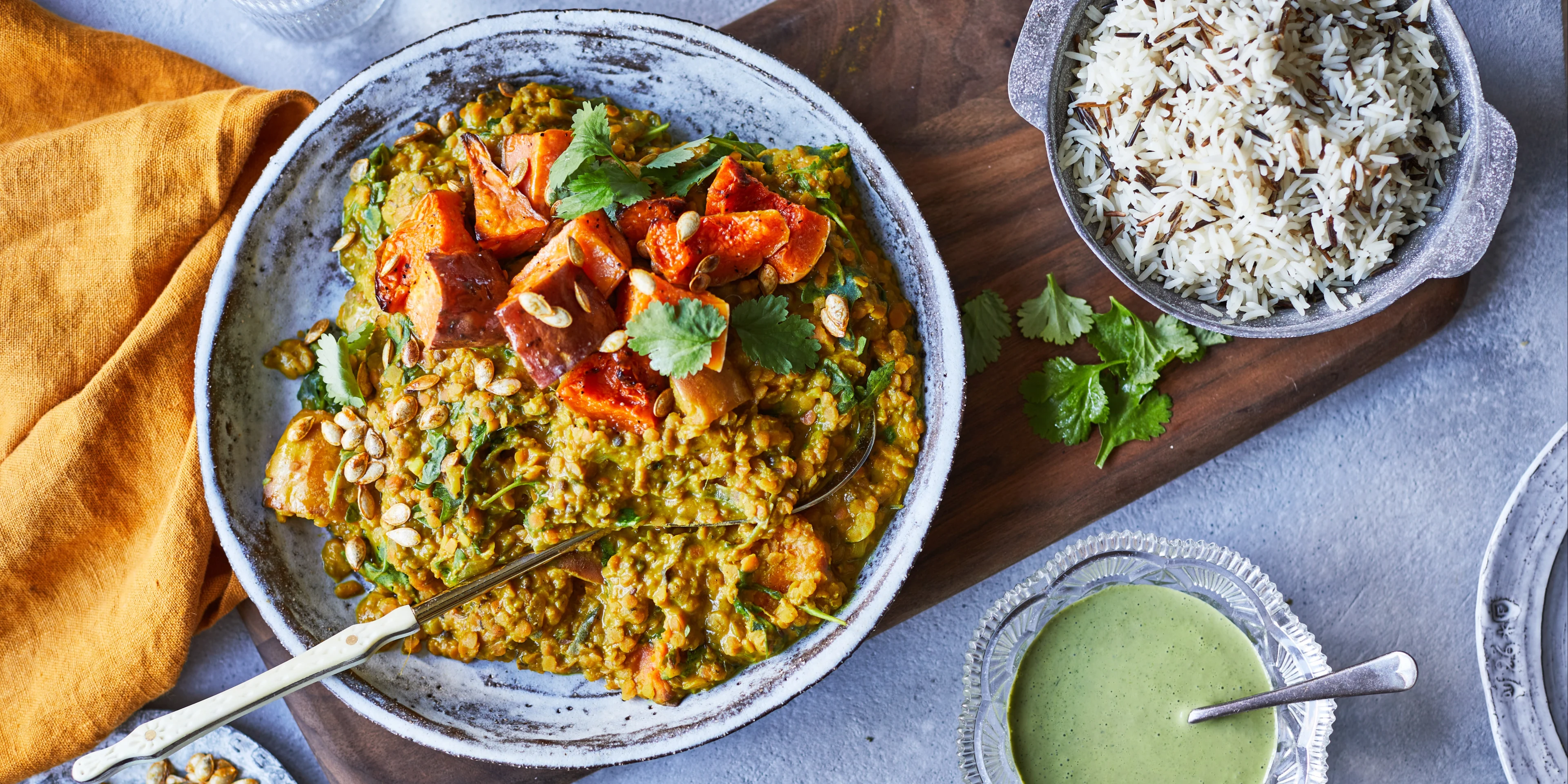 Recipe - Squash, Sweet Potato & Red Lentil Curry