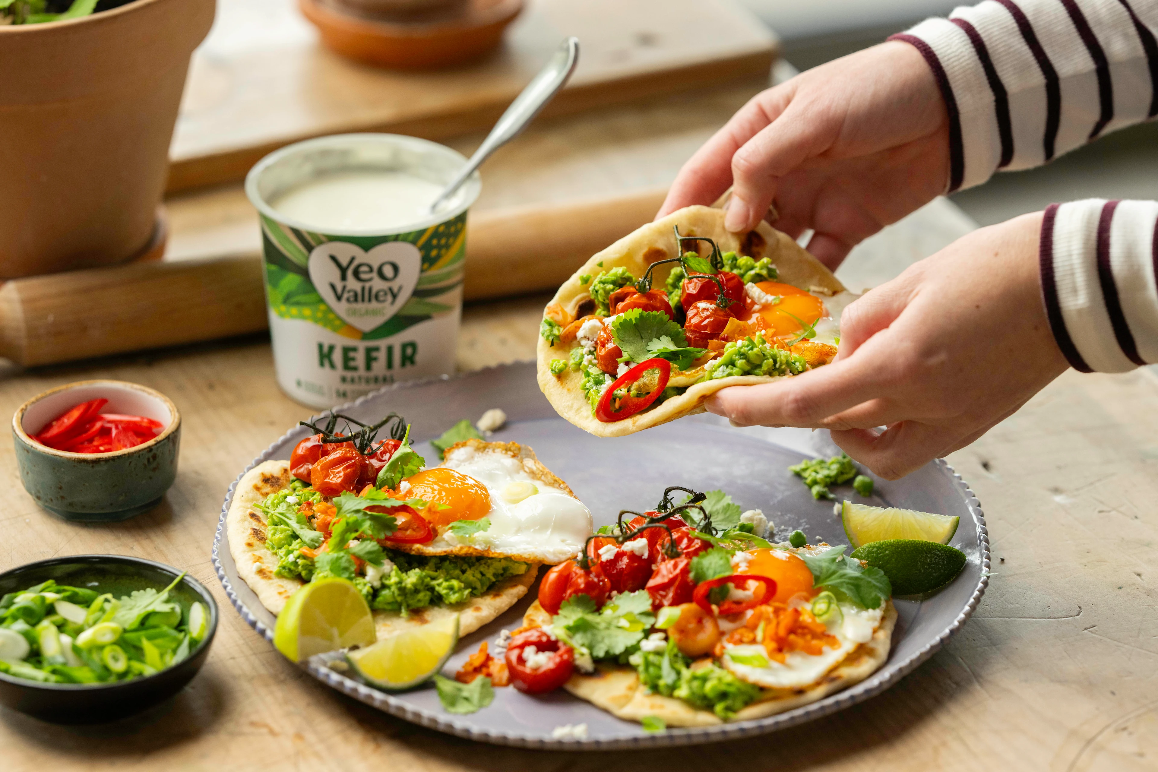 Kefir Breakfast Tacos